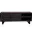 Rene Houtman Tv-Meubel Dallie Zwart- 160x40x65 Cm - Houtsnijwerk