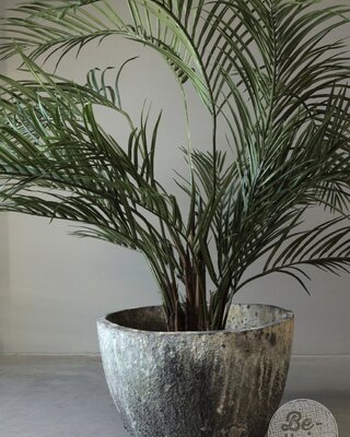 Be-Uniq Oude pot gietijzer | India | H51 cm