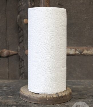 Be-Uniq Houten Keukenrolhouder Thijs | H29 x D14 cm