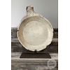 Antieke Schaal Op Standaard | Marmer | H60 cm