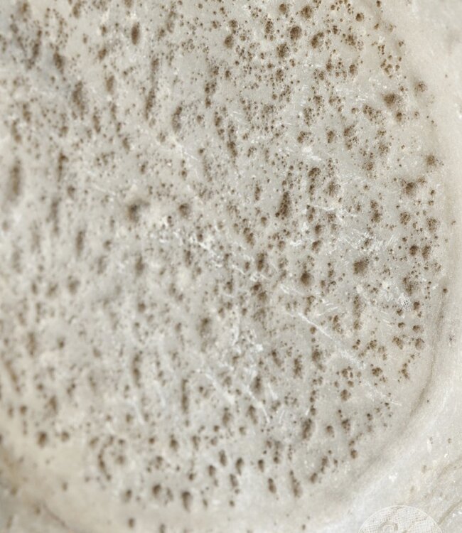 Be-Uniq Antieke Schaal Op Standaard | Marmer | H64 cm