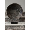 Antieke Schaal Op Standaard | Marmer | H60 cm