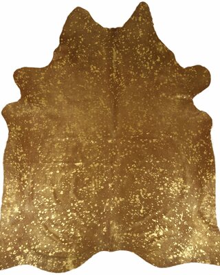 Van Buren sinds 1861 Koeienhuid | Gevlekt metalliek goud