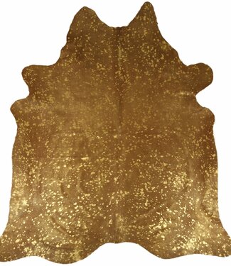 Van Buren sinds 1861 Koeienhuid | Gevlekt metalliek goud