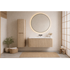 Badkamerkast Marseille Rond | Licht Eiken | 160 cm