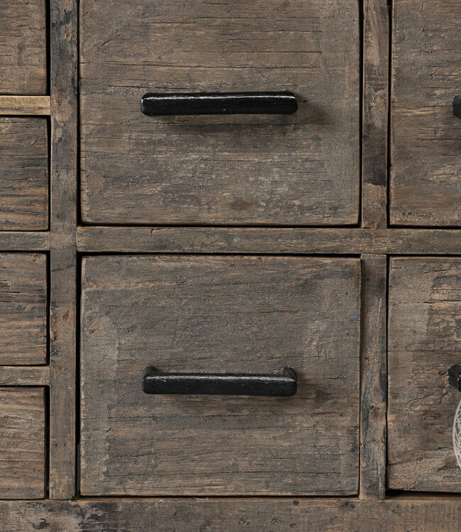 Be-Uniq Wandtafel Oud hout | Limited Edition | H90 cm