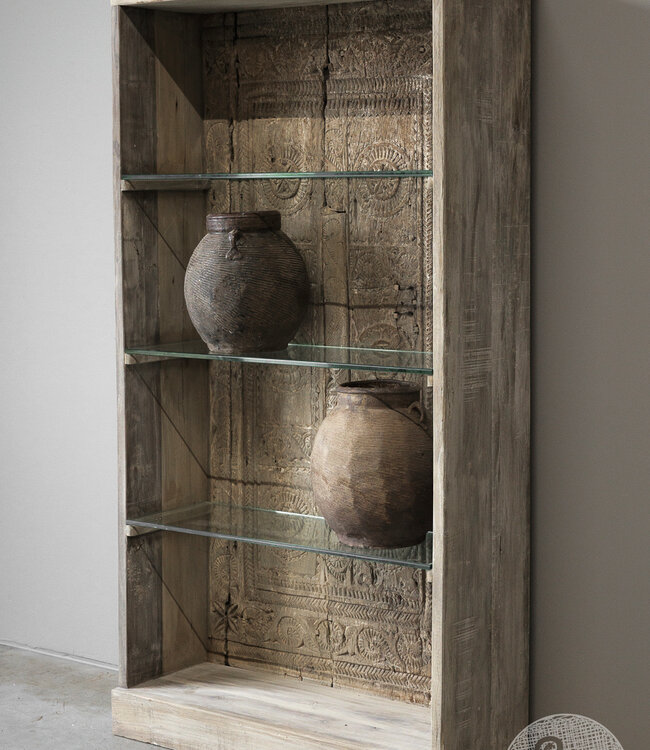 Be-Uniq Oude boekenkast | India | H142xB74xD28 cm