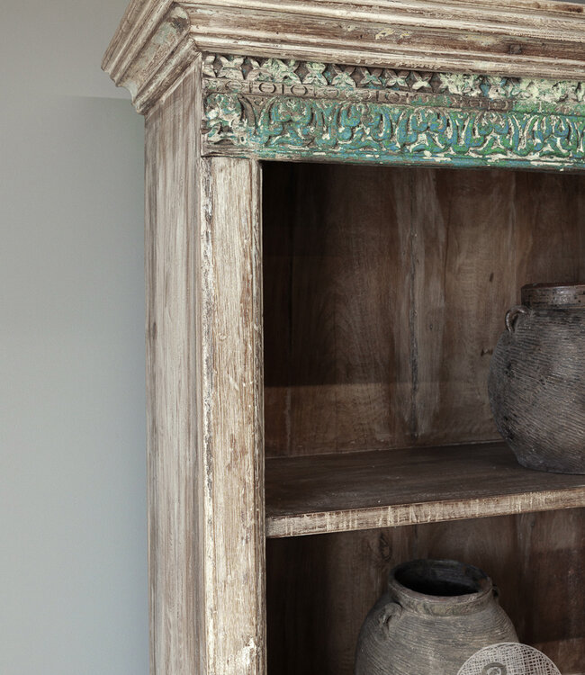 Be-Uniq Oude boekenkast | India | H197xB114xD38 cm