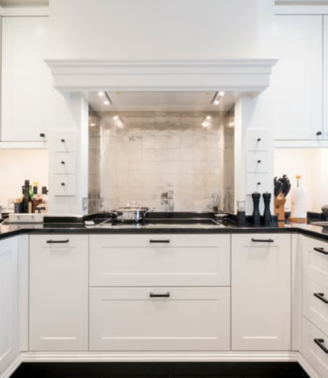 Dauby STUK MEUBELGREEP PMQ-96 VEROUDERD IJZER - ZWART (VO) 96mm