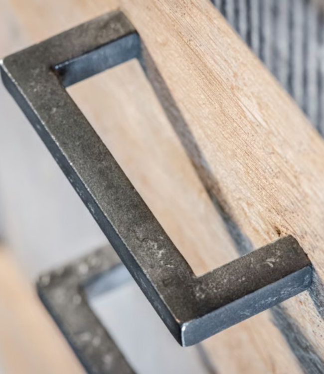 Dauby STUK MEUBELGREEP PMQ-96 RUW METAAL (RM) 96mm