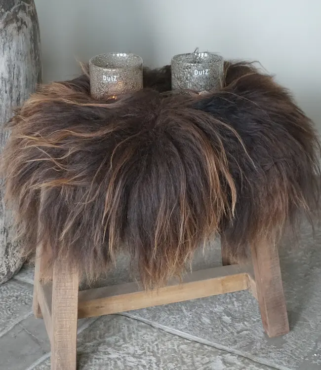 Rene Houtman IJslands Schapenvacht bruin - Langharig