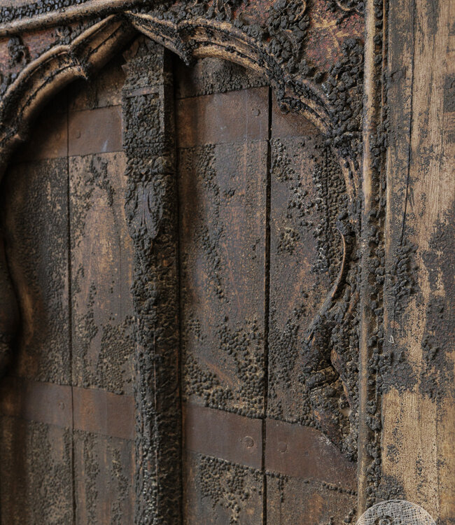 Rene Houtman Oud raamluik | India H161xB97xD11 cm