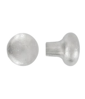 Dauby STUK MEUBELKNOP PT-45 MAT WIT BRONS (WBS) 45mm