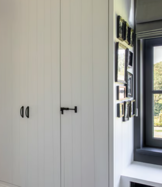 Dauby STUK MEUBELGREEP PMR-96 VEROUDERD IJZER - ZWART (VO) 96mm