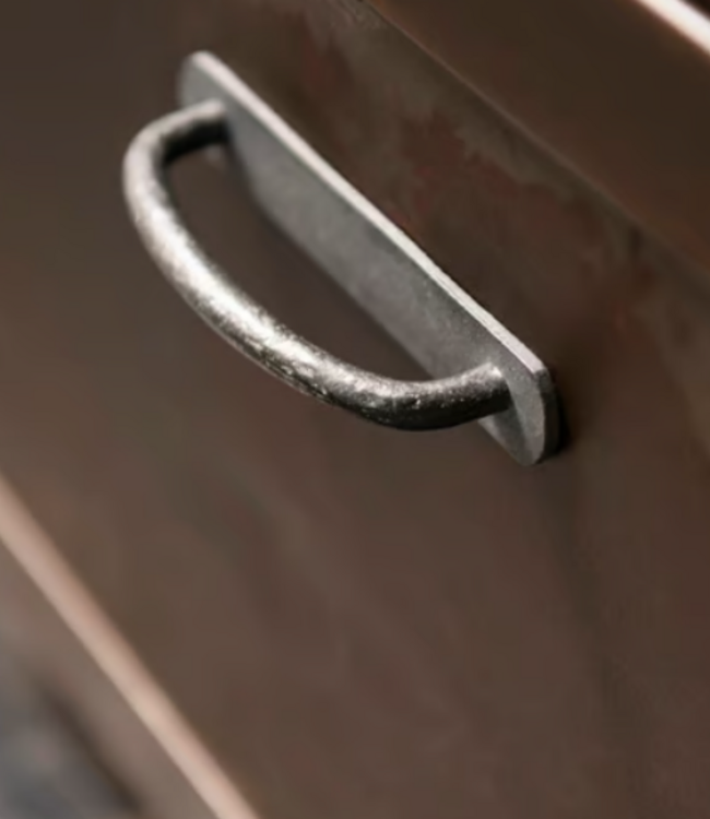 Dauby STUK MEUBELGREEP PMR-96 RUW METAAL (RM) 96mm