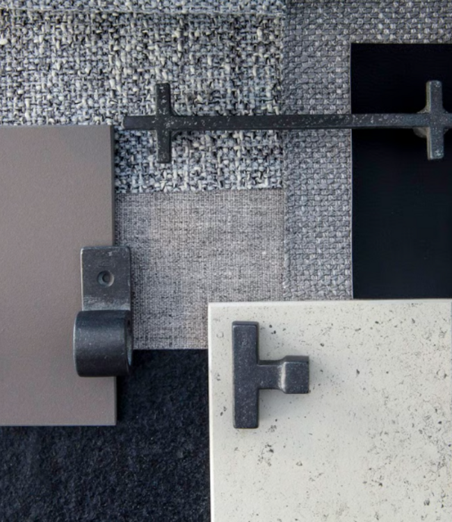 Dauby STUK MEUBELKNOP PQT RUW METAAL (RM)