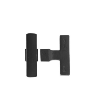 Dauby STUK MEUBELKNOP PQT VEROUDERD IJZER - ZWART (VO)