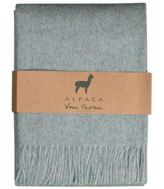 Van Buren sinds 1861 Alpaca Plaid | Mint | 200x150 cm