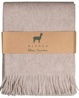 Van Buren sinds 1861 Alpaca Plaid | Lichtbeige | 200x150cm