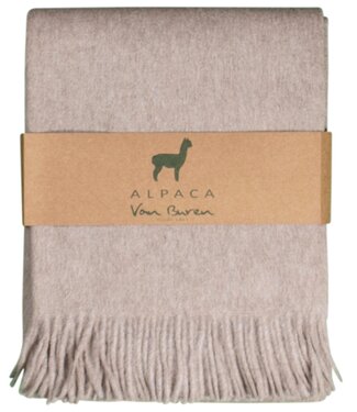 Van Buren sinds 1861 Alpaca Plaid | Lichtbeige | 200x150cm