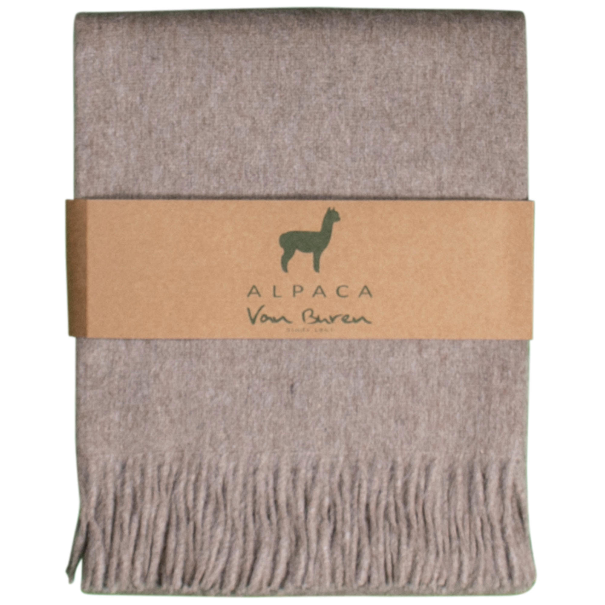 Van Buren sinds 1861 Alpaca Plaid | Beige | 200x150cm