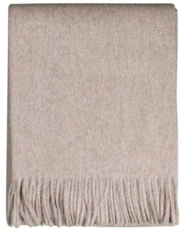 Van Buren sinds 1861 Alpaca Plaid | Lichtbeige | 200x150cm