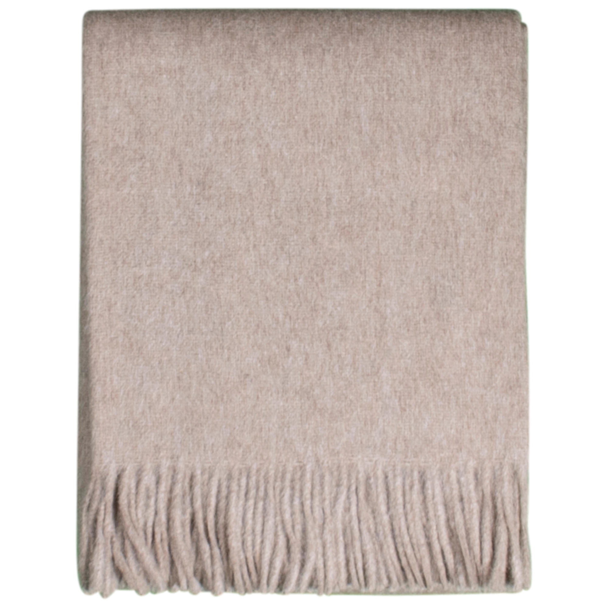 Van Buren sinds 1861 Alpaca Plaid | Lichtbeige | 200x150cm