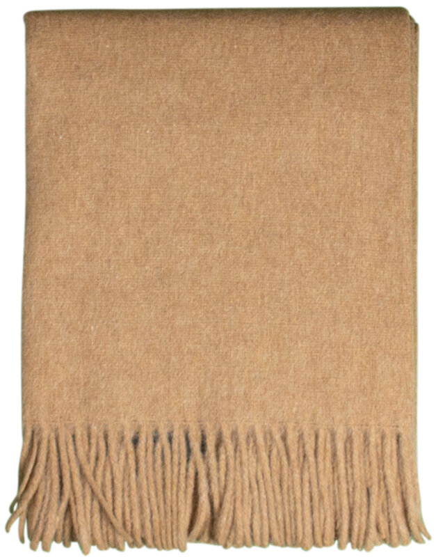 Van Buren sinds 1861 Alpaca plaid | okergeel | 200x150 cm