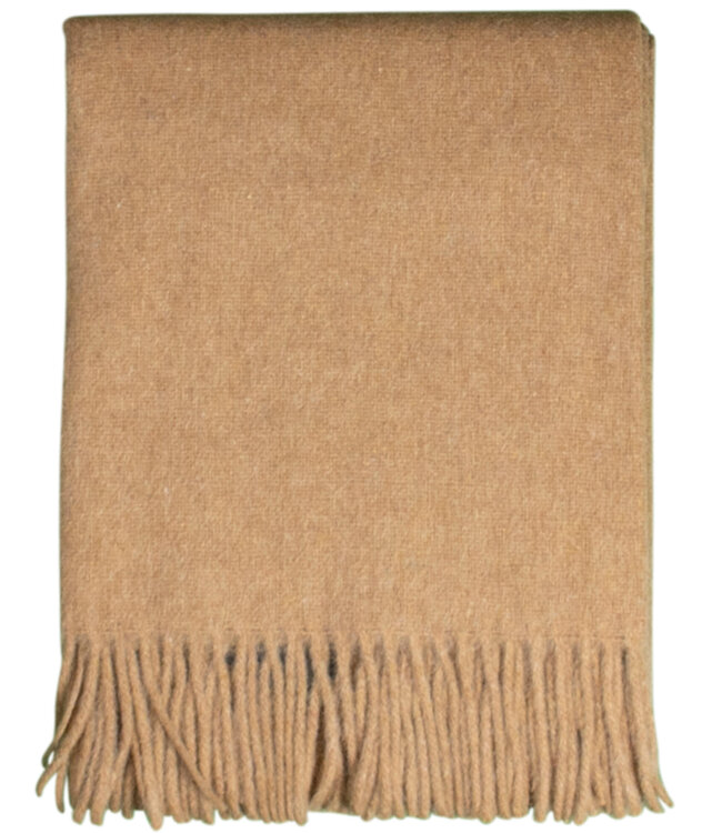 Van Buren sinds 1861 Alpaca plaid | okergeel | 200x150 cm