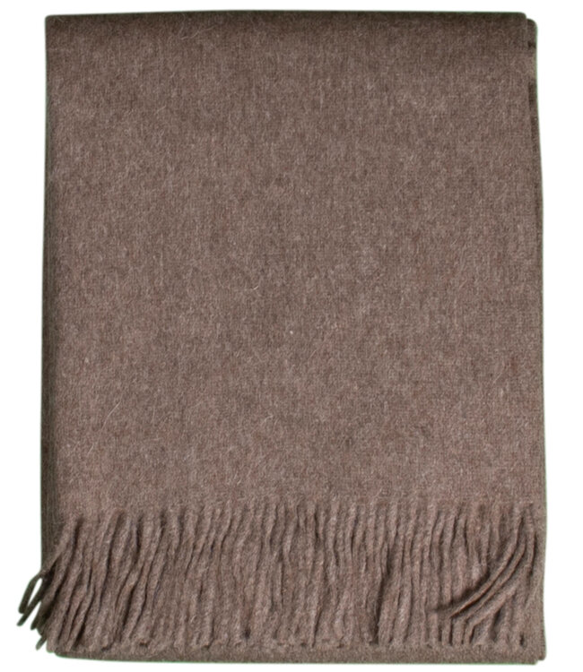 Van Buren sinds 1861 Alpaca Plaid | Chocolade | 200x150 cm