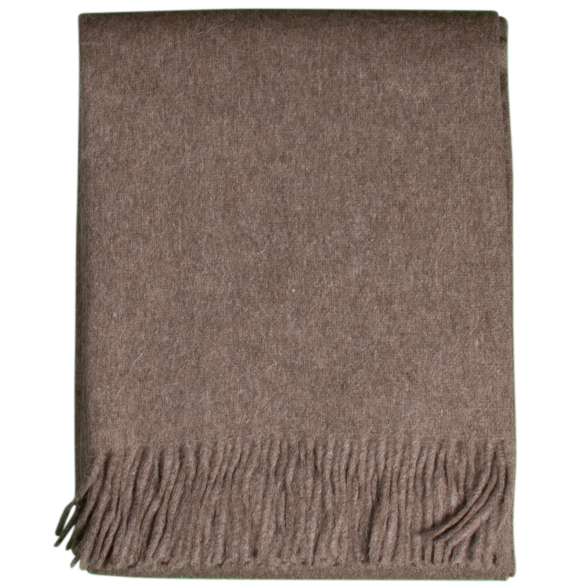 Van Buren sinds 1861 Alpaca Plaid | Chocolade | 200x150 cm