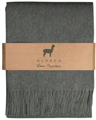Van Buren sinds 1861 Alpaca Plaid | Donkergroen | 200x150 cm