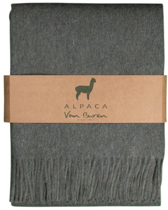 Van Buren sinds 1861 Alpaca Plaid | Donkergroen | 200x150 cm