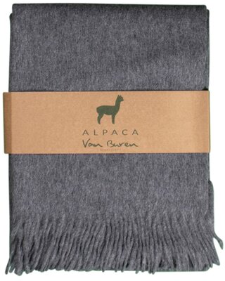 Van Buren sinds 1861 Alpaca Plaid | Grijs | 200x150cm