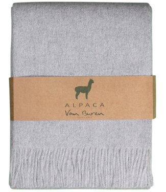 Van Buren sinds 1861 Alpaca Plaid | Lichtgrijs | 200x150cm