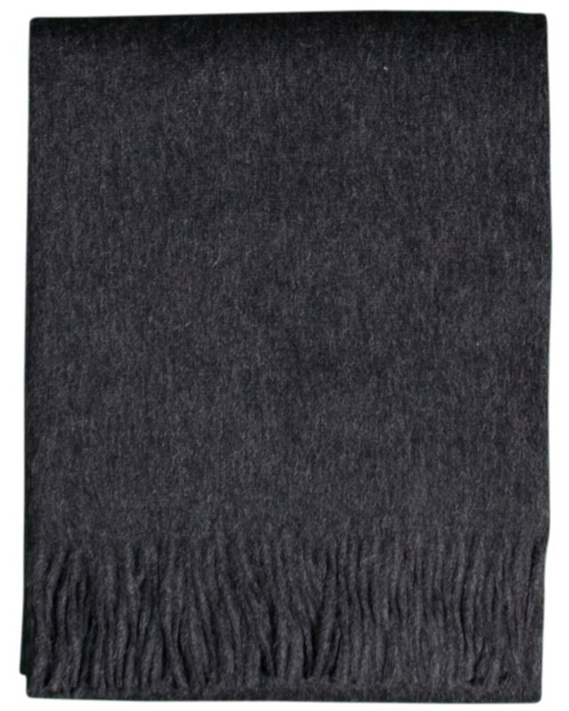 Van Buren sinds 1861 Alpaca plaid | antraciet | 200x150 cm
