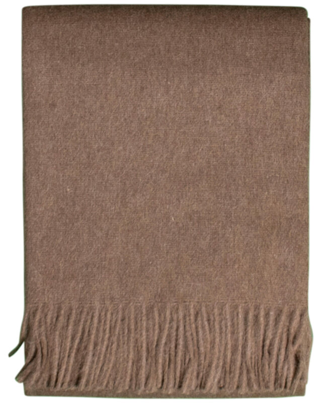 Van Buren sinds 1861 Alpaca plaid | Karamel | 200x150 cm