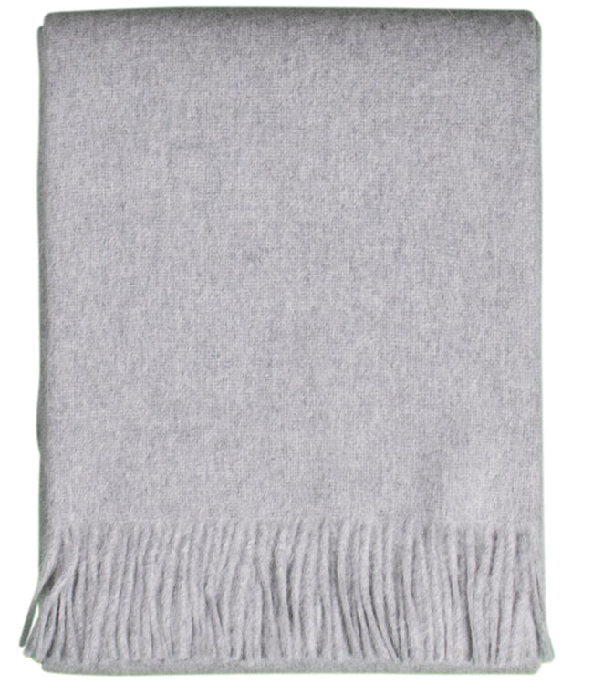 Van Buren sinds 1861 Alpaca Plaid | Lichtgrijs | 200x150cm