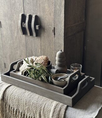 Aura Peeperkorn Houten Dienblad | Rechthoek | Large | L80 x B45 cm