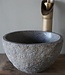Rene Houtman Kleine Stenen Waskom + Spoelgat | H12,5 x B23,5 x D22 cm