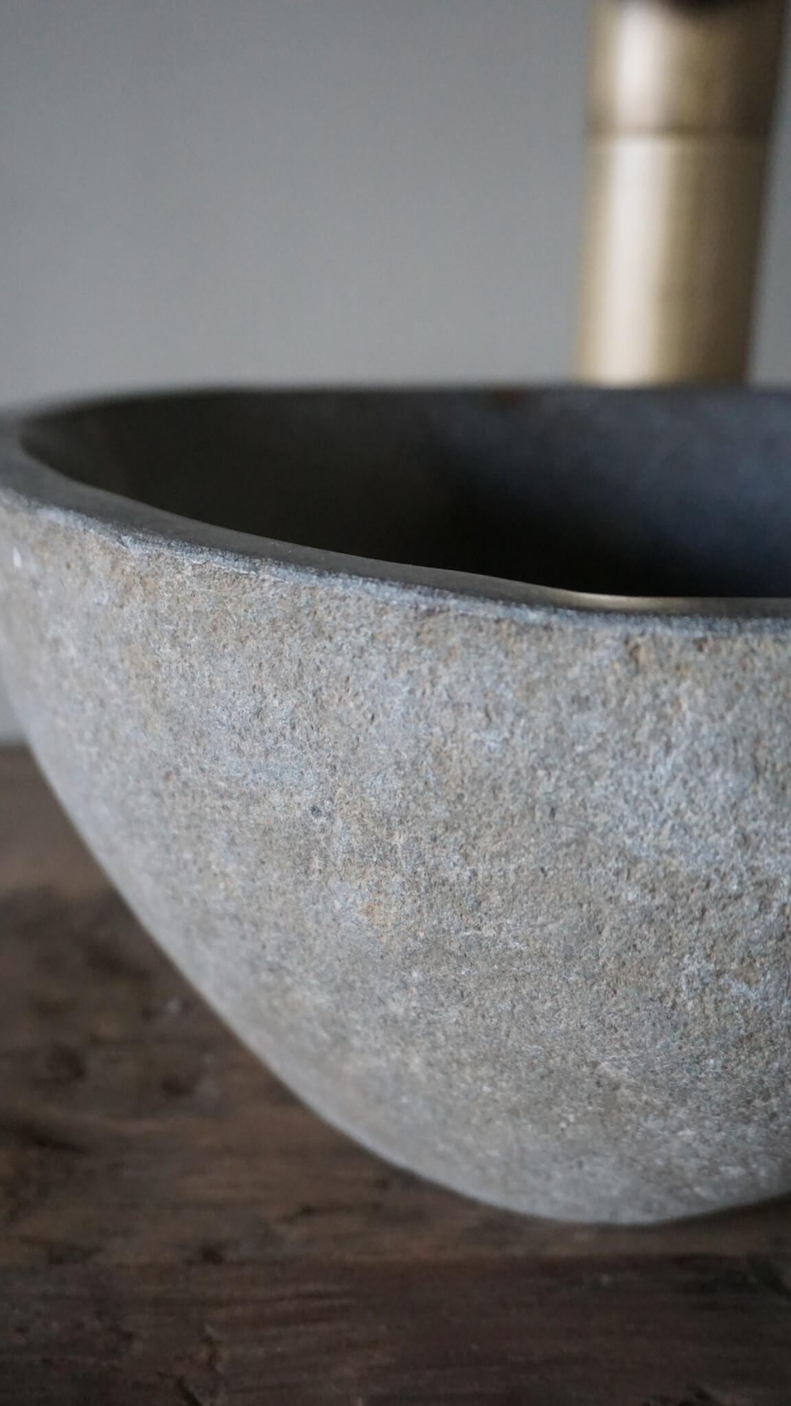 Rene Houtman Kleine Stenen Waskom + Spoelgat | Nr 2 | H13 x B24 x D22 cm