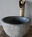 Rene Houtman Kleine Stenen Waskom + Spoelgat | H12,5 x B22,5 x D22,5 cm