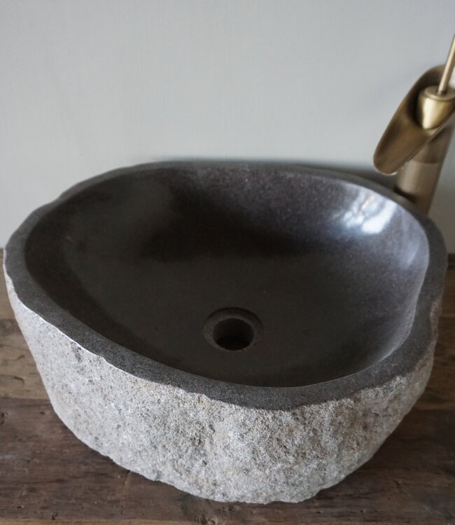 Rene Houtman Grote Waskom Rivierkom + Spoelgat | H15 x B44 x D35,5 cm