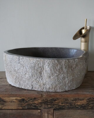 Rene Houtman Grote Waskom Rivierkom + Spoelgat | H15 x B44 x D35,5 cm