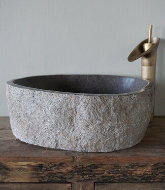 Rene Houtman Grote Waskom Rivierkom + Spoelgat | H15 x B44 x D35,5 cm