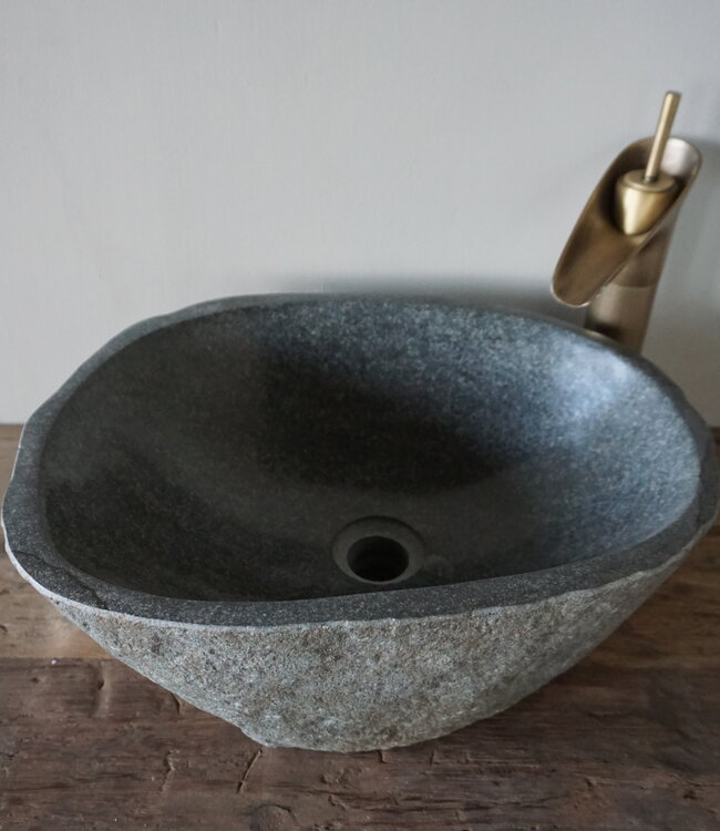 Rene Houtman Grote Waskom Rivierkom + Spoelgat | H15,5 x B42 x D32 cm