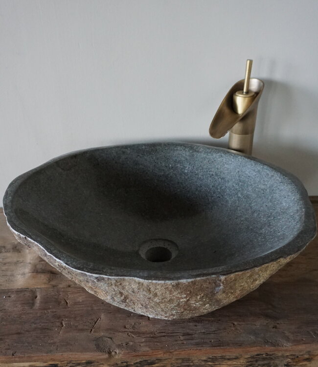 Rene Houtman Grote Waskom Rivierkom + Spoelgat | H15,5 x B47 x D38 cm