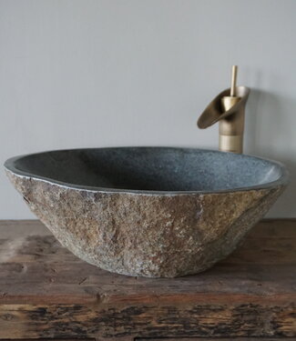 Rene Houtman Grote Waskom Rivierkom + Spoelgat | H15,5 x B47 x D38 cm