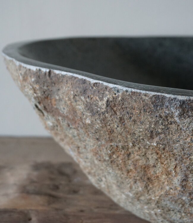 Rene Houtman Grote Waskom Rivierkom + Spoelgat | H15,5 x B47 x D38 cm