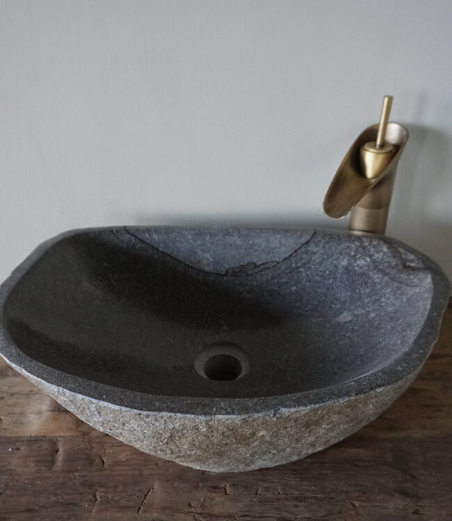 Rene Houtman Grote Waskom Rivierkom + Spoelgat | H15 x B48 x D31 cm